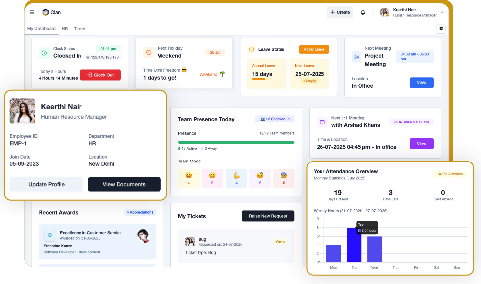 Clan HR Dashboard